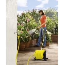 Котушка для шланга Karcher, HR 25 зі шлангом 1/2" PrimoFlex 15 м, 4 конектори "Plus", адаптер на кра