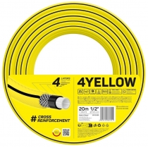 Шланг садовий Cellfast 4YELLOW 1/2" 20м 4 шари до 20бар -10…+50°C