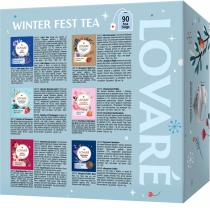 Колекція пакетованого чаю Lovare "Fest Tea Set" 90 пакетів асорті — 6 видів по 15 шт.