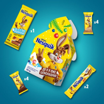 Новорічний подарунковий набір цукерок Nesquik 292 г