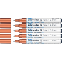 Маркер металік Schneider Paint-It 0,8 мм мідний