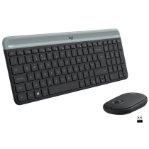 Комплект LOGITECH MK470 Slim Wireless Combo, US, Graphite (920-009204)