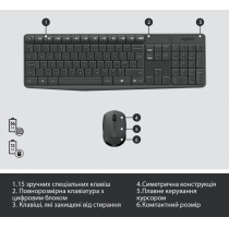 Комплект LOGITECH MK235 Wireless Combo, US (920-007931)