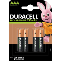 Акумулятор DURACELL HR03 (AAA) 750mAh 4шт. в упаковці